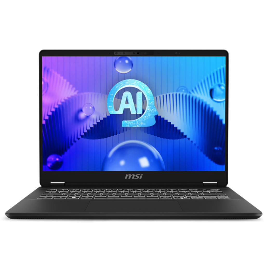 Msi Prestige 14 Ai Evo C1M -9S7-14N111-033- Intel U5 125H, 16GB, 1TB SSD, 14" FHD 144Hz, W11P, 1YR