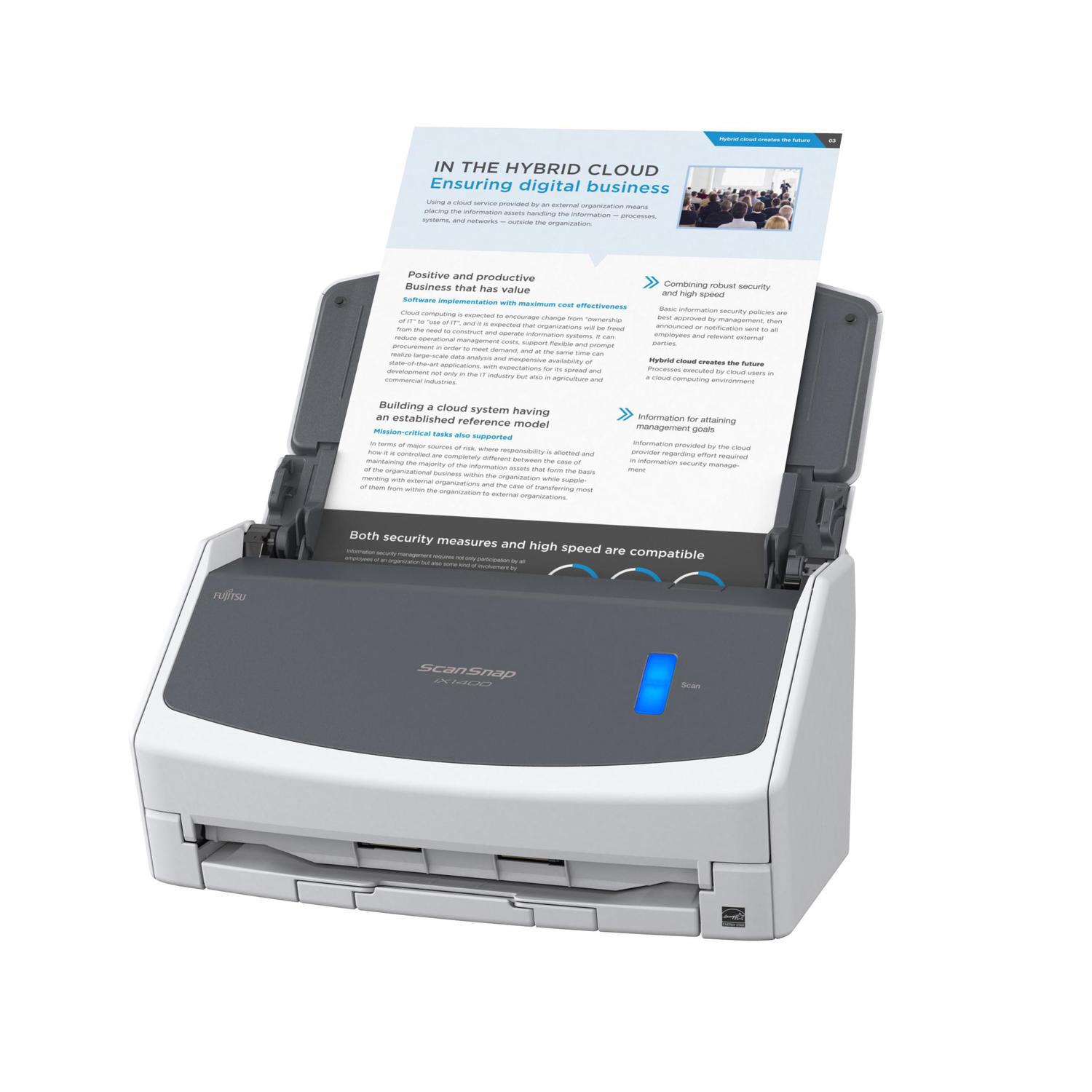 Fujitsu Ricoh ScanSnap Ix1400 Adf Duplex 600 Dpi