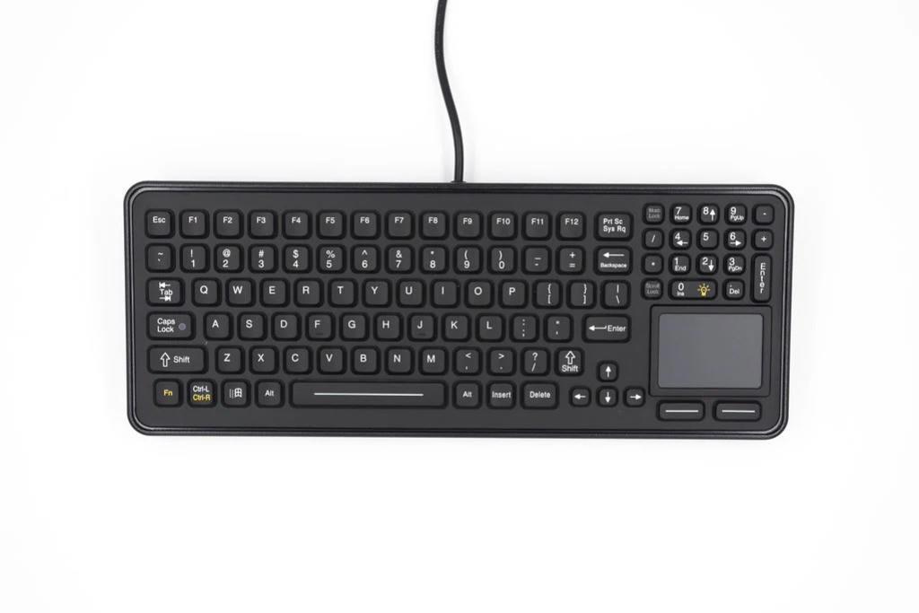 Ikey Rugged Keyboard W/ Usb Cable Black