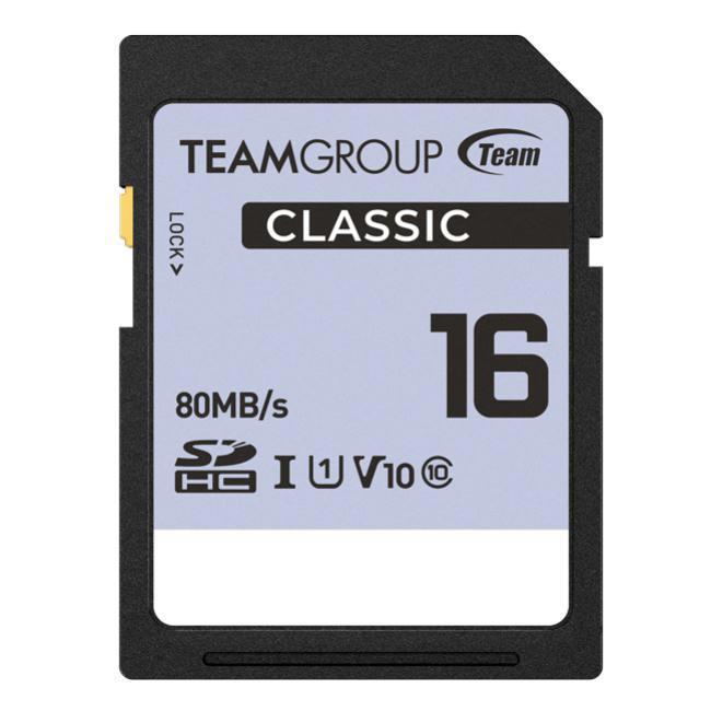 Team Group Classic 16GB SDHC Uhs-I U1 V10 Memory Card