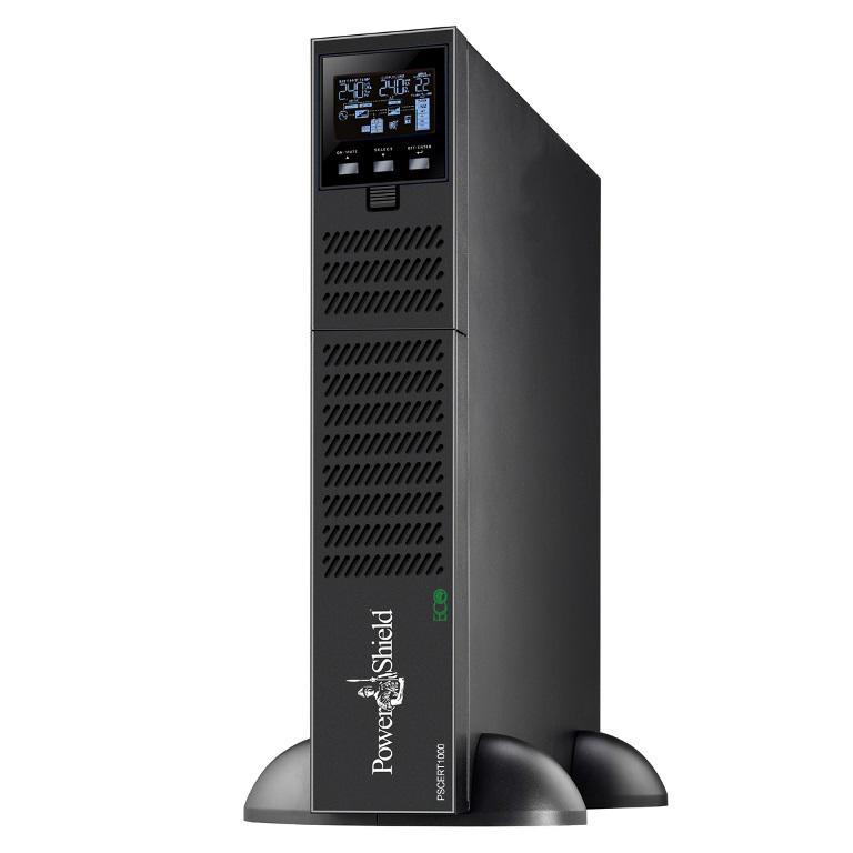 PowerShield Centurion RT 1000Va/900W - 10Amp True Online Double Conversion Rack/Tower Ups, 3 Aus Sockets, 10A, C13 X 5, 2-Year Warranty