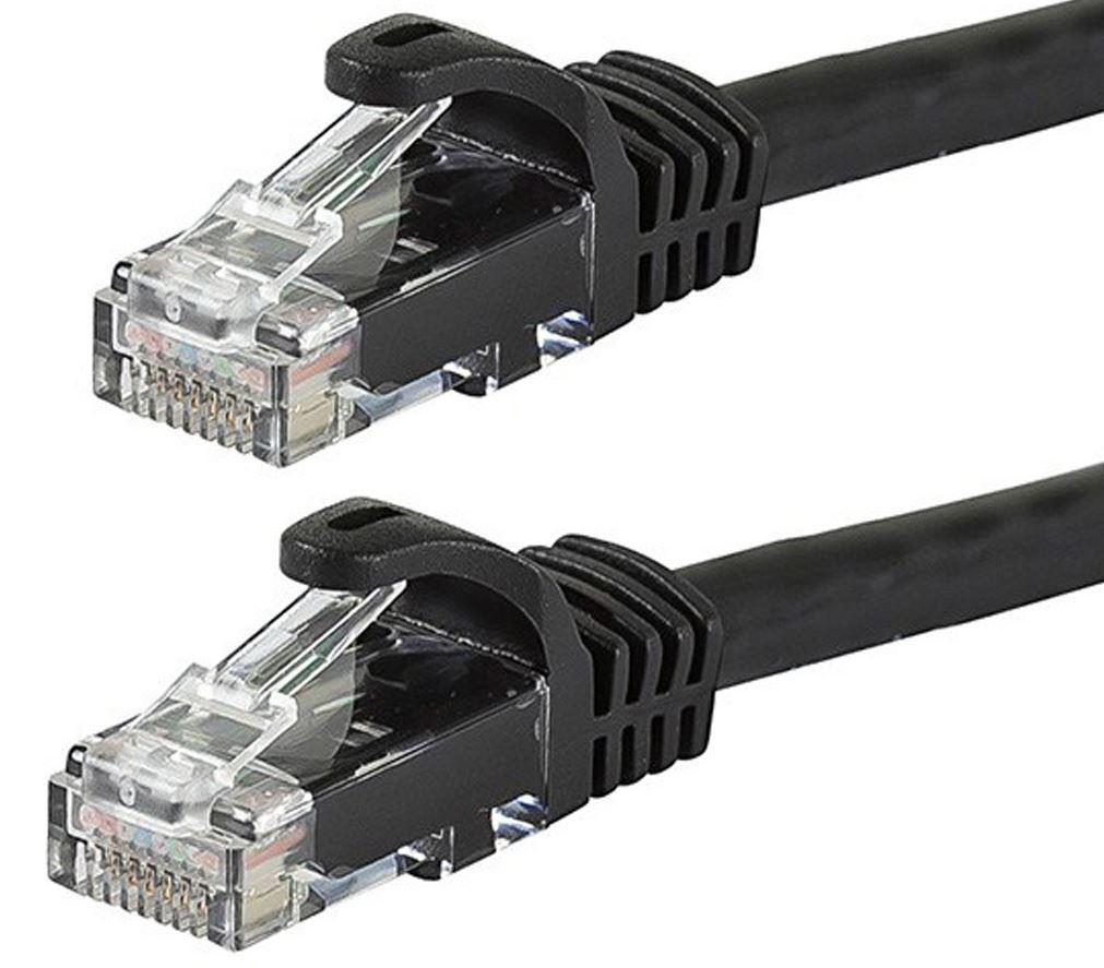 Astrotek Cat6 Cable 20M - Black Color Premium RJ45 Ethernet Network Lan Utp Patch Cord 26Awg Cu Jacket