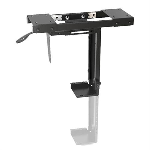 Brateck Adjustable Under-Desk Atx Case Mount With Sliding Track, Up To 10KG,360° Swivel （LS）