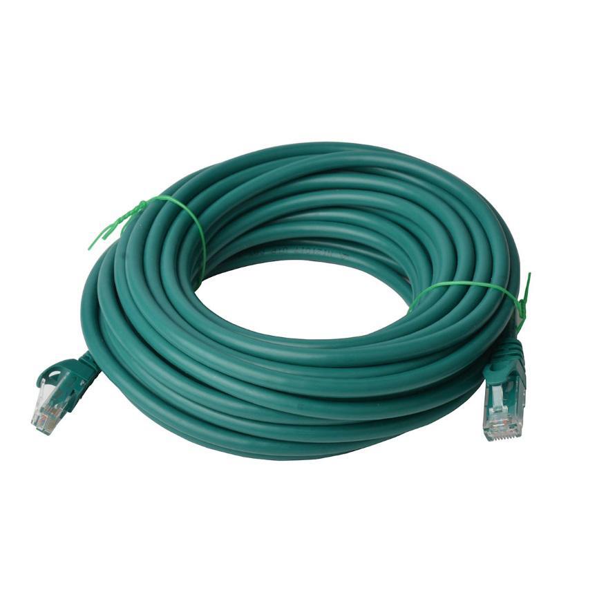 8Ware Cat6a Cable 50M - Green Color RJ45 Ethernet Network Lan Utp Patch Cord Snagless