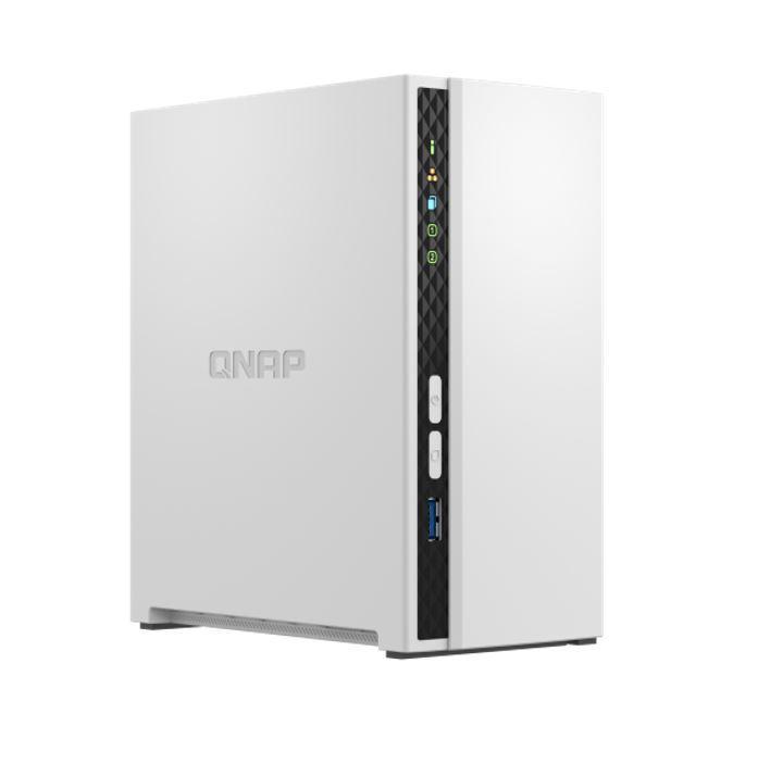 QNAP TS-233 2 x Total Bays SAN/NAS Storage System - 4 GB Flash Memory Capacity - ARM Cortex A15 2 GHz - 2 GB RAM Tower