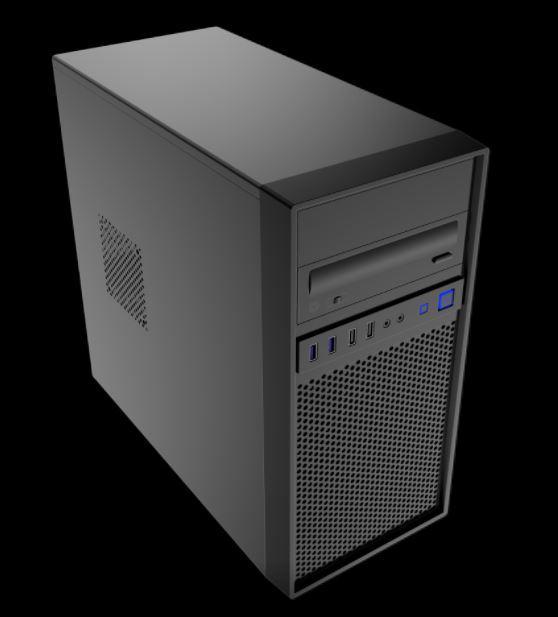 Aywun 307 Business & Office Matx With 500W Psu. 1X 5.25' External, 24Pin Atx, 8Pin Eps, 2X Usb3 +2X Usb2 Front HD Audio. 2 YRS Warranty.
