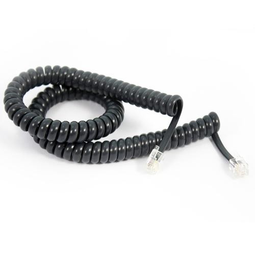 Yealink Cab-T27/9 Spiral Curly Cable For Handset T27 And T29, RJ9 (4P4C) Port For Both The Handset And The Headset SPC-2.5M