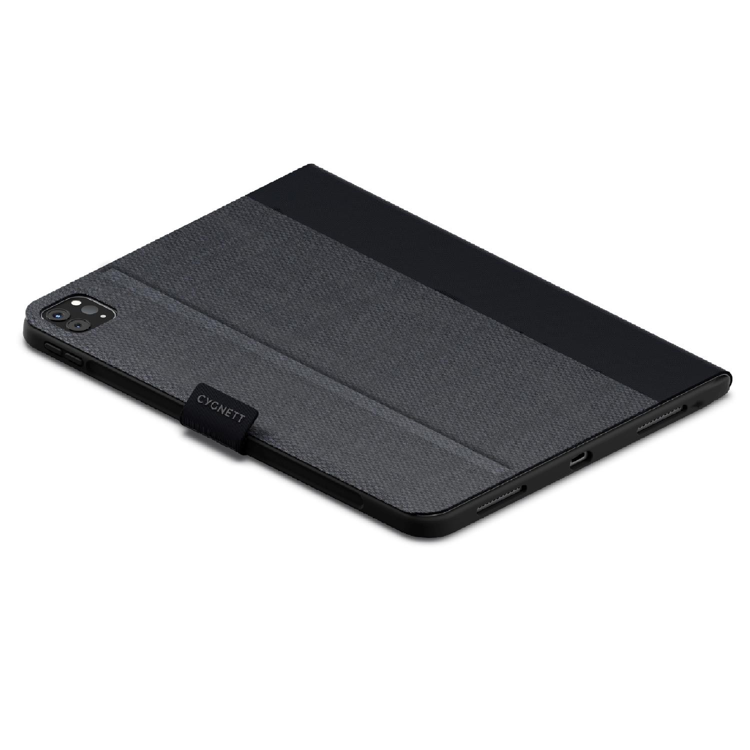Cygnett TekView Apple iPad Pro (11') (M5/M4) (6TH/5TH Gen) Case - Black (Cy4972tekvi), 4FT Drop Protection, Pencil Storage, 2 Years Warranty