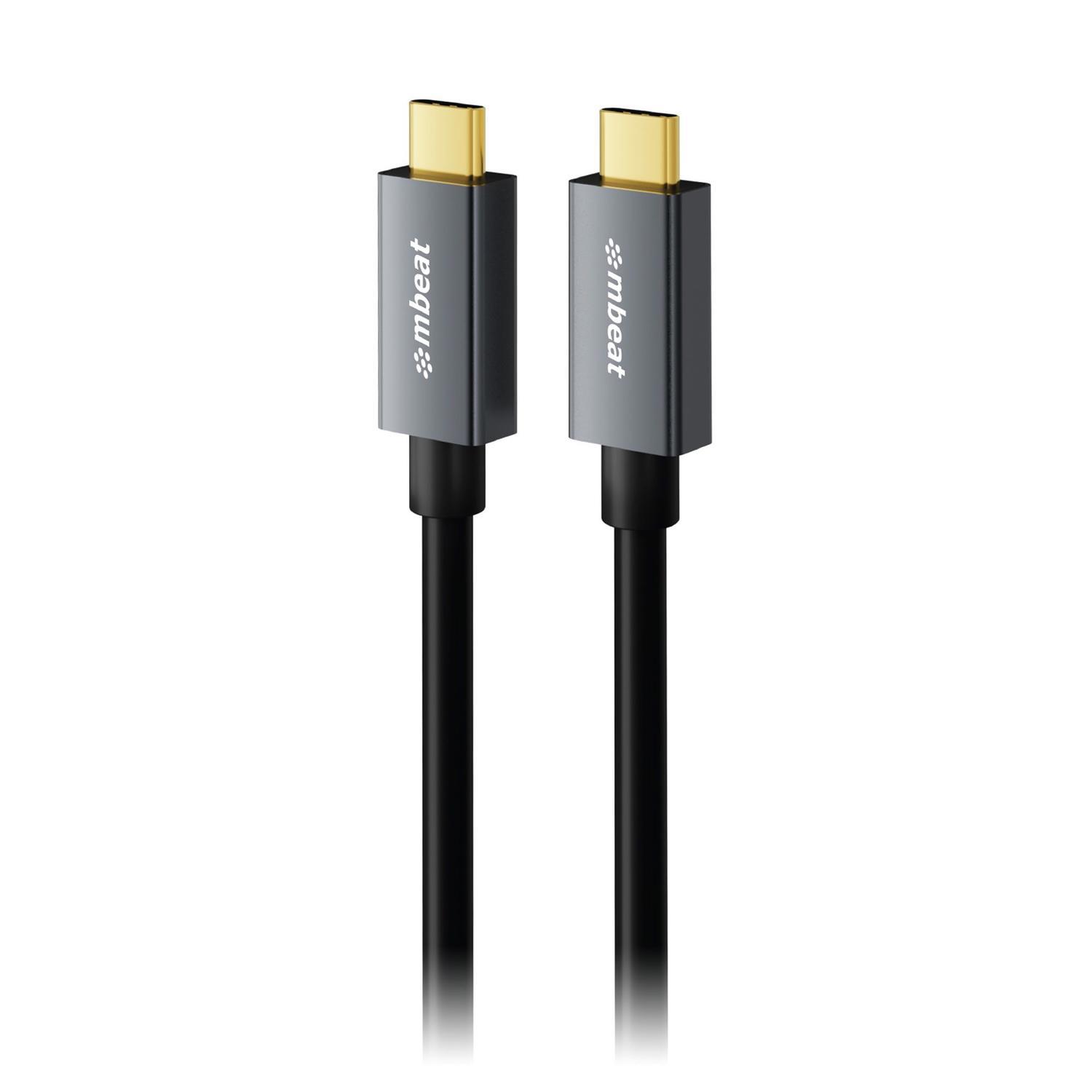 Mbeat® Tough Link 1M Usb 4.0 Usb-C Cable - Space Grey Video Resolution: Maximum 8K/60Hz Package Weight: 85G Usb-C 4.0 Product Weight: 60G