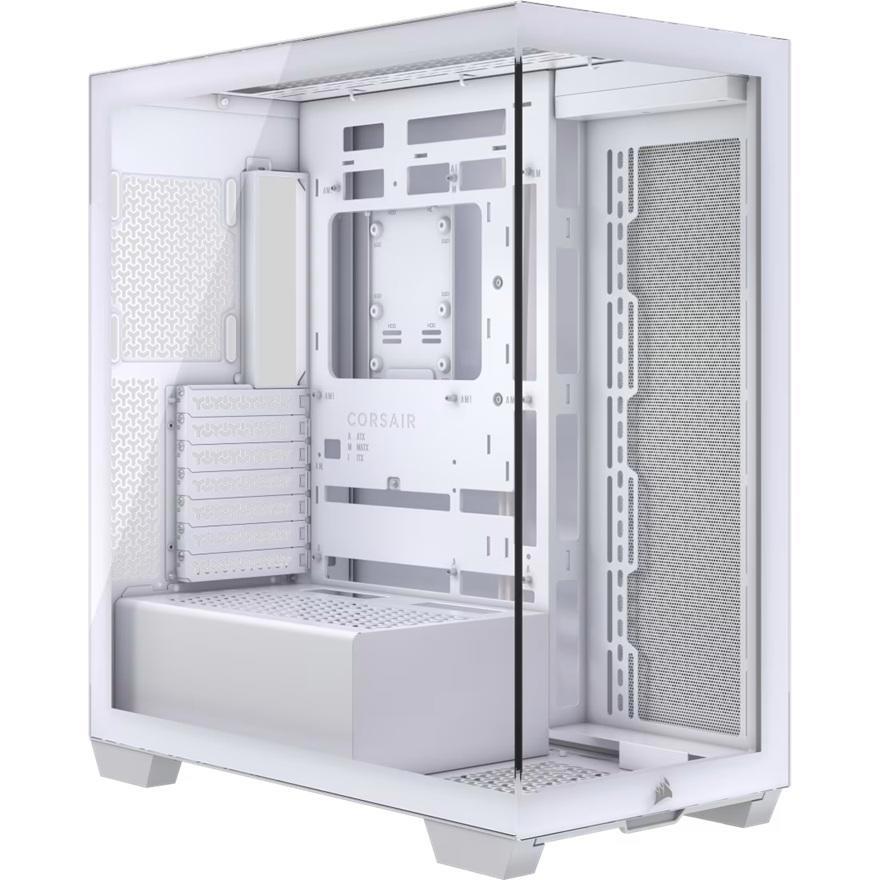 Corsair 3500X Mid-Tower PC Case - White, Steel, Tempered Glass, Atx/E-Atx, 7 Slots, 425MM Gpu, 170MM Cpu, 2YR WTY