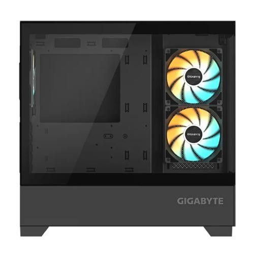 Gigabyte (LS) Gigabyte C201 Panoramic, Mid Tower, mini-ITX/m-ATX, Black, H431X W242X D430 MM, 5 Slots, Usb 3.0 X2, H=502 W=313 D=525 MM