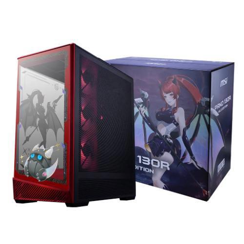 Msi Pano 130R MLG Edition, Mid-Tower, Atx/M-Atx/Itx, 400MM Gpu, 165MM Cpu Cooler, Usb-C 20Gbps, 4 Argb Fans, 360MM Rad, Psu 180MM, 7 Slots, 3 SSDs