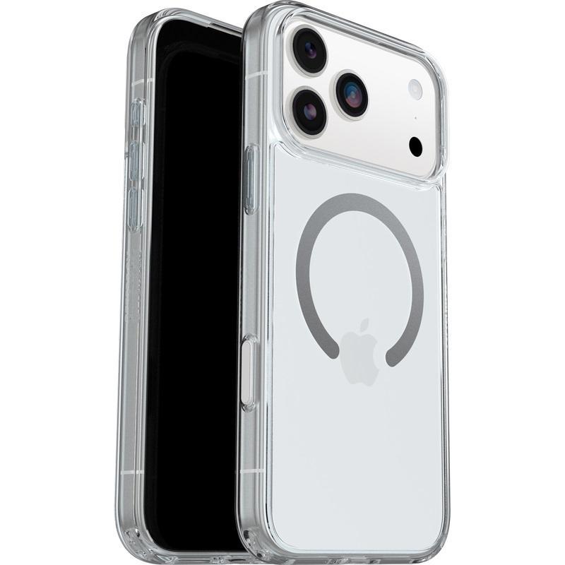 OtterBox Symmetry Clear MagSafe Apple iPhone 17 Pro (6.3') Case Clear - (77-98831), Drop+ 3X Military Standard, Raised Edges, 7 Years Warranty