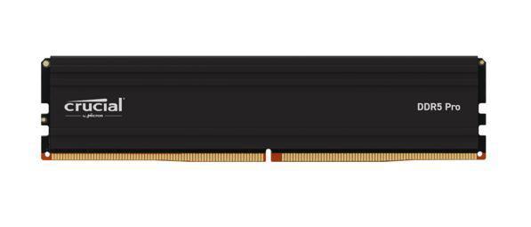 Crucial Pro 64GB (1x64GB) DDR5 Udimm 5600MHz CL46 Black Heat Spreader Support Intel XMP Amd Ryzen Desktop PC Gaming Memory
