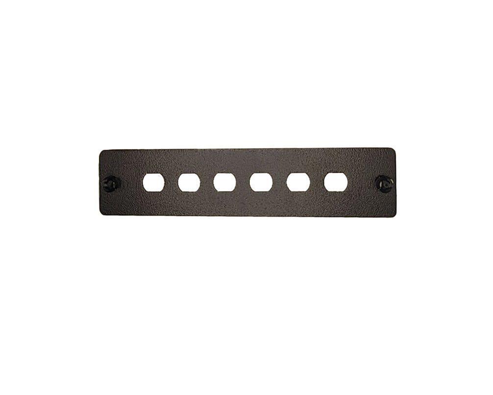 4Cabling 6 Port ST Simplex Fobot Faceplate Suitable For 015.004.0026 & 015.004.0028
