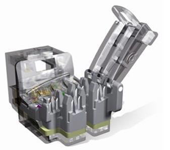 Leviton - Cat6 Plus Snap In Jack Unshielded - Tool Free