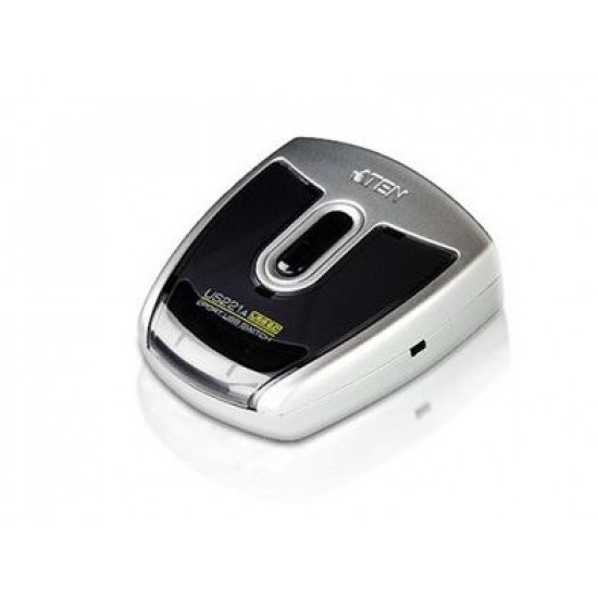 Aten (Us221a) 2 Port Usb 2.0 Periphaeral Sharing Device. Allows Up To 2 Computers To Share The Use Of A Single Usb Peripheral Device