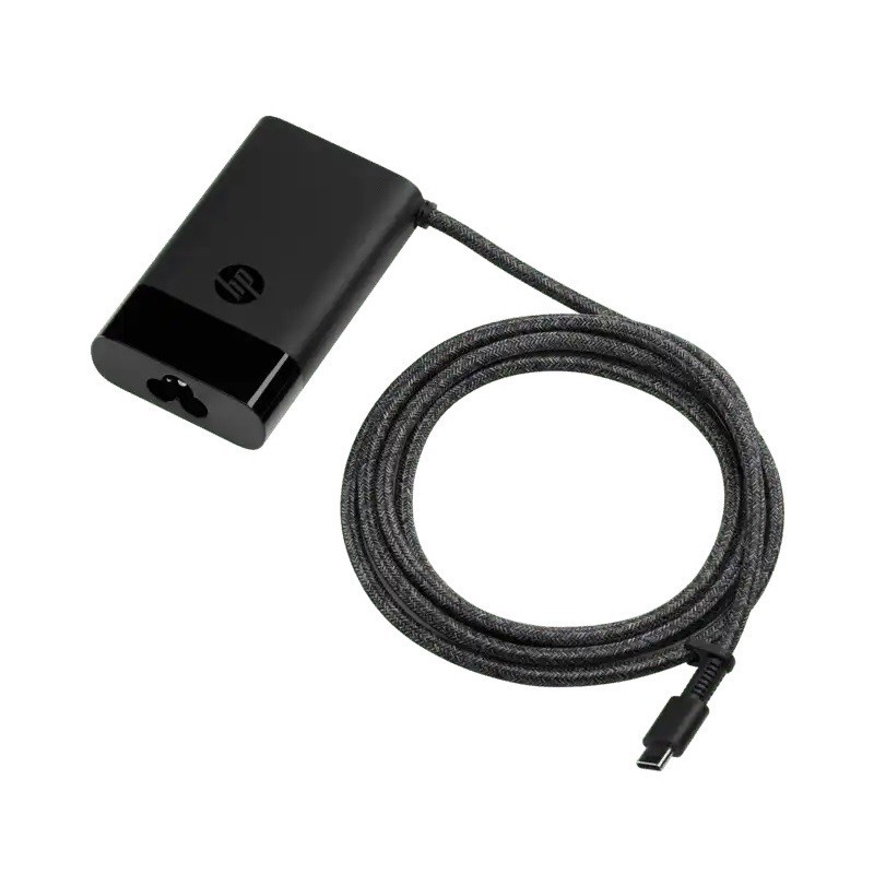 HP 65W Slim USB-C AC Adapter/ charger NFPC 3-Pin (Includes 0.5m Power Cord)