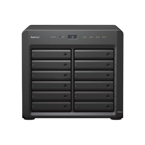 Synology 12-Bay Nas (No Disk) Ryzen V1500B 4-Core, 4GB, GbE(4), Usb, TWR, 3YR WTY