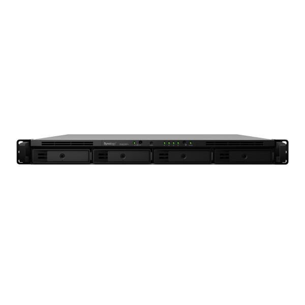 Synology 4-Bay Nas (No Disk) Ryzen V1500B, 2GB, GbE(4),USB(2), Esata, Rpsu, 1U, 3YR WTY