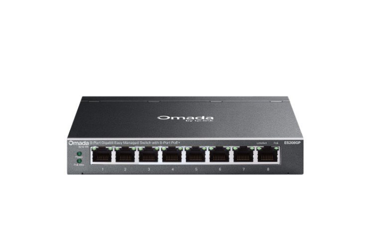 Tp-Link Omada 8-Port Easy Managed Gigabit Desktop Switch, Poe+(8), 64W, 5YR