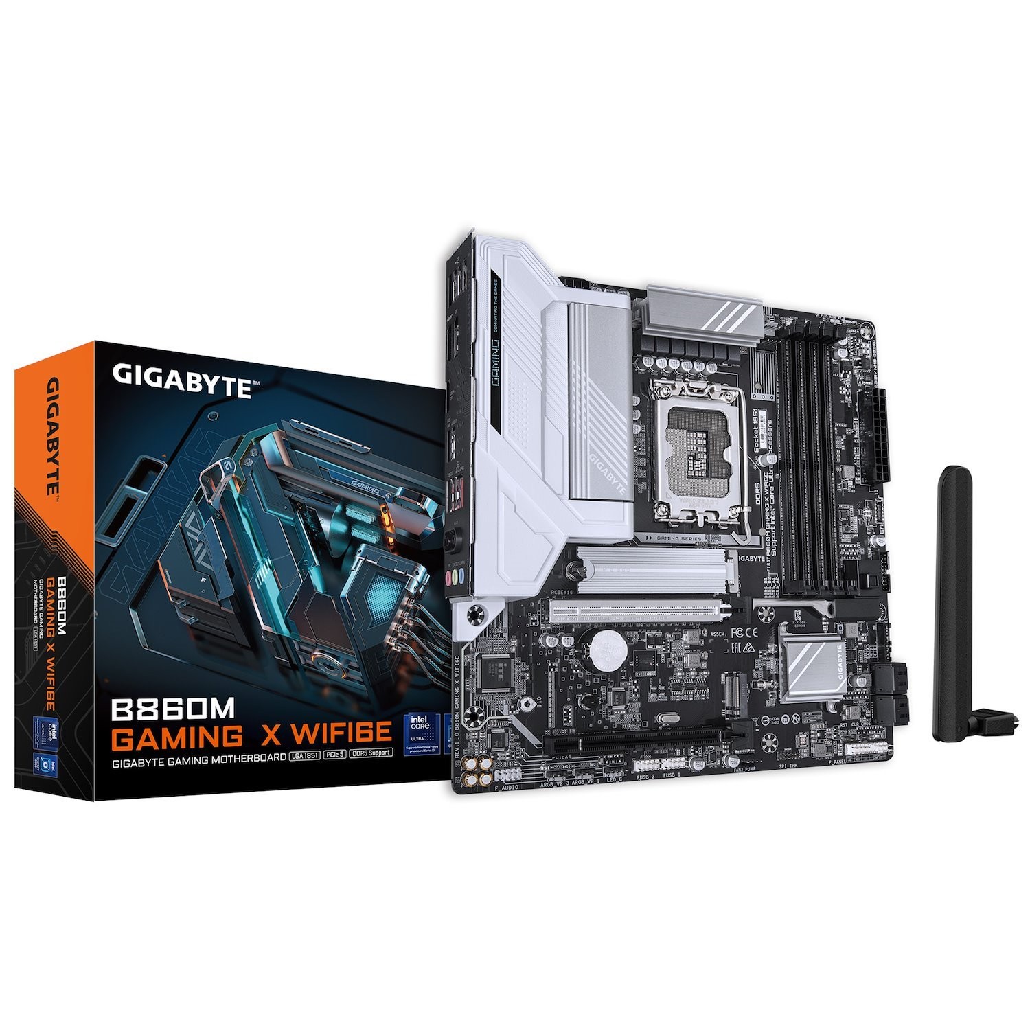 Gigabyte M/B B860M Gaming X Wifi6e 1.0, Intel ® B860, 4 X DDR5 Up To 256 GB, 1X Hdmi, 2 X Pci Express X16, 2 X M.2, 4 X Sata, 6X Usb 3.2
