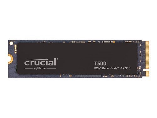 Micron Crucial T500 500GB, M.2 Internal NVMe Gen4 SSD, 5YR WTY