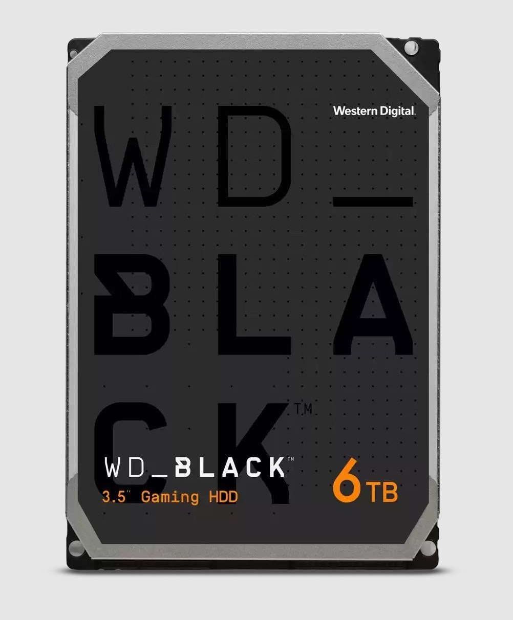 Western Digital WD Black 6TB 3.5' HDD Sata 6GB/S 7200RPM 256MB Cache CMR Tech For Hi-Res Video Games 5YRS WTY ~WD6004FZBX