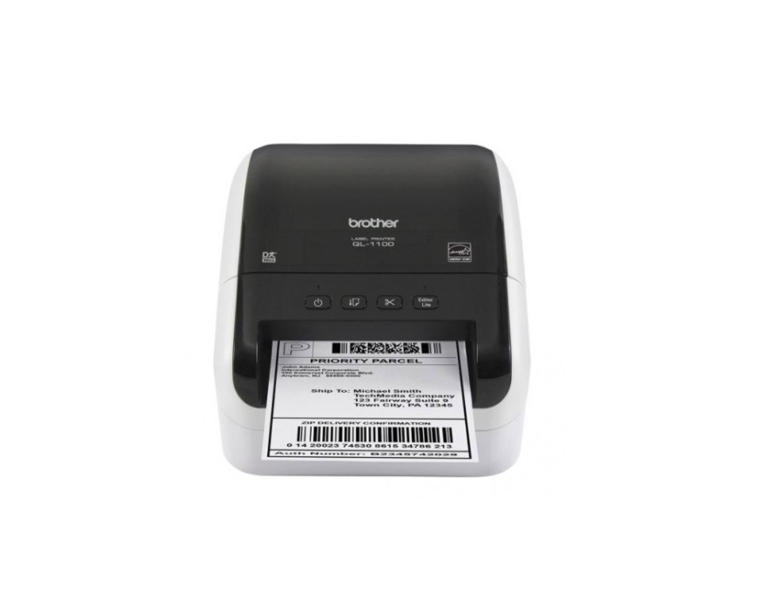Brother QL-1100 Desktop Direct Thermal Printer - Monochrome - Label Print - USB