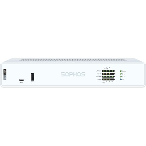 Sophos XGS 108 Security Firewall Appliance, Desktop, FW 12.5G, TP 2.5G, VPN 8.25G, 6x2.5GbE, 1xSFP.