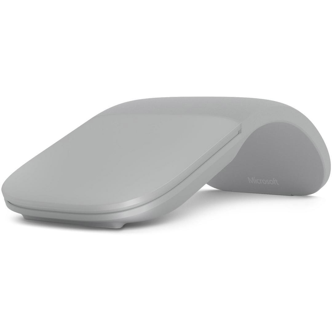 Microsoft Surface Arc Wireless Mouse Curved Design Surface Pro 11/10/8/9/X /11 Laptop 7/6/5/4- Light Grey