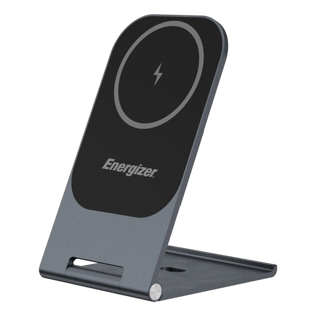 Generic Energizer Foldable Wireless Charging Pad - Black(WCP102), Lightweight, Portable, Ultra Thin, Fast Charging, Compatible With MagSafe, 1 Year Warranty