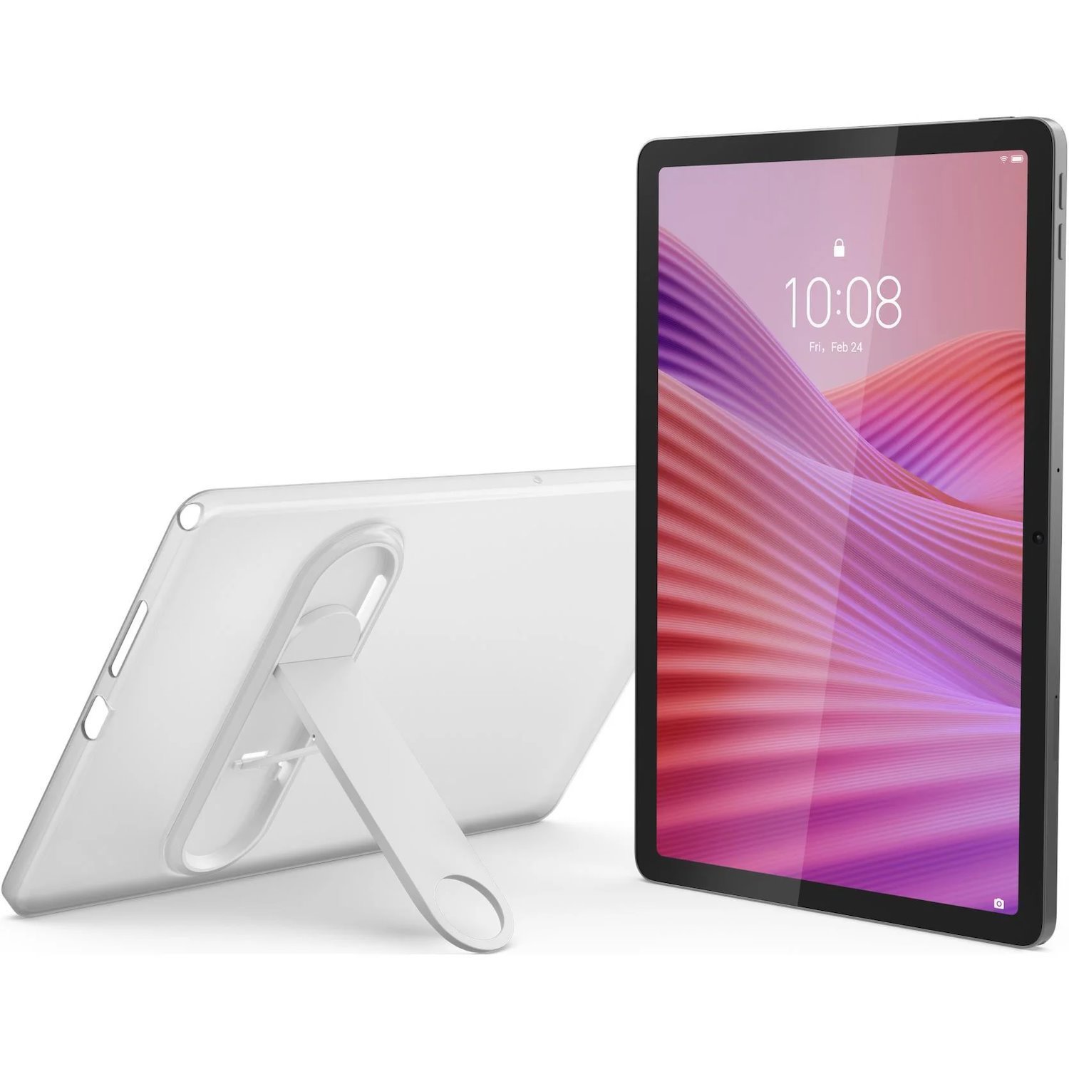 Lenovo Tab 10.1' Lte 4GB/64GB With Clear Case - Luna Grey (Zaej0033au)*Au Stock*, FHD+, 8MP/5MP, Android, 5100mAh, 1 Year Warranty