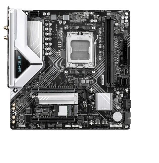 Gigabyte B840M Eagle ,Amd Am5 B850, Ryzen 7000/8000/9000, 4xDDR5 256GB Expo/Xmp, PCIe 5.0 X16, 2xM.2, 4xSATA, 2.5GbE Lan, Wi-Fi 6E, Hdmi, DP, Usb-C/3.2