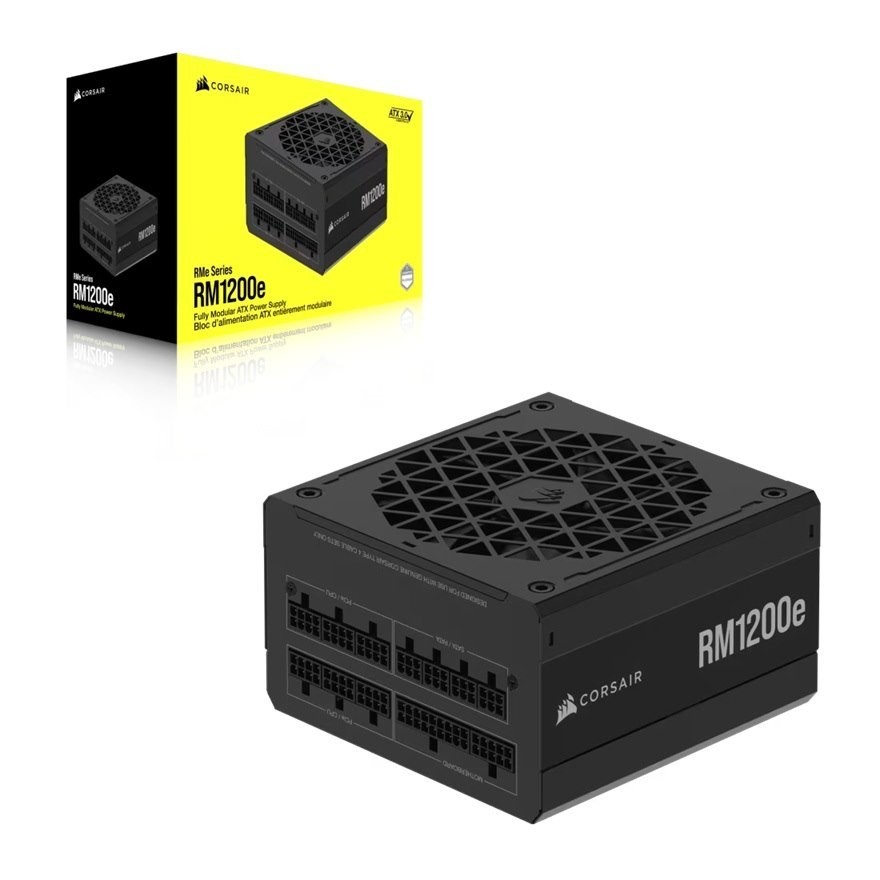 Corsair RMe Series™ RM1200e Fully Modular Low-Noise Atx Power Supply (Au), 80 Plus Gold, Atx12v 3.0