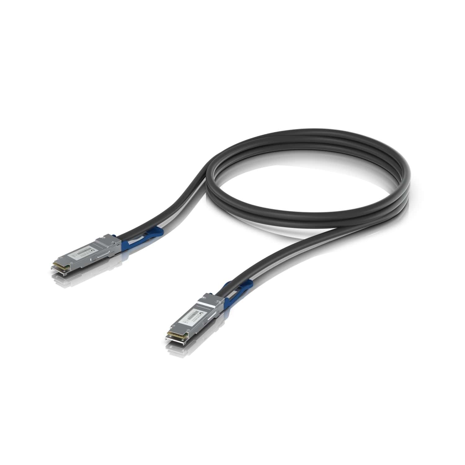 Ubiquiti 100G Direct Attach Cable, Cable Length 1M, 10-Pack QSFP28 Direct Attach Cable With A 100 GBPS Max Data Rate