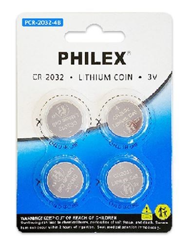 Generic Sansai Lithium Button Coin Battery 3V -CR2032 -4 Pack For Motherboard Danger Of Swallowing Keep Batteries Away From Young Children At All Times