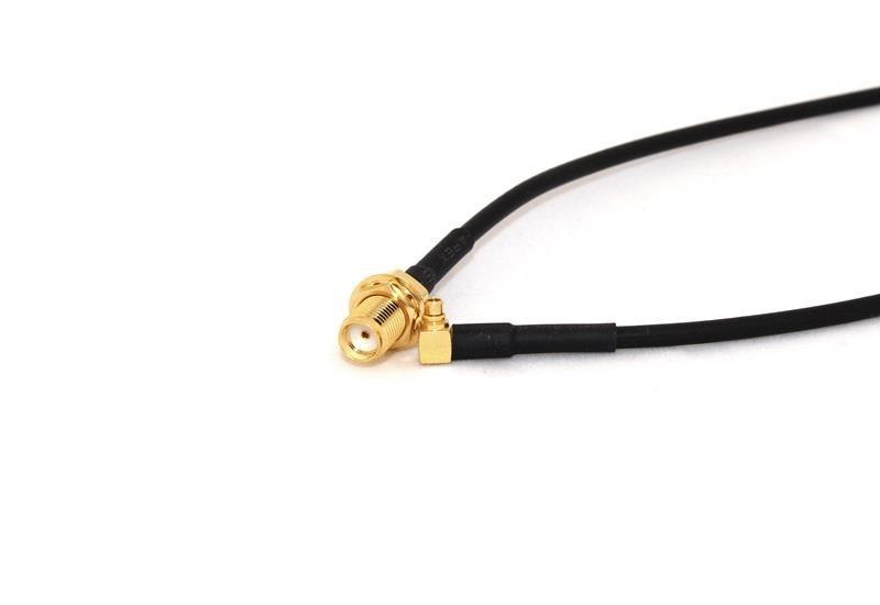 Go Wireless Sma Female Bulkhead To MMCX Right Angle Pigtail