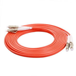 ETU-Link Fibre Optic Duplex Patch Cord 50/125ΜM Multi-Mode Om2 LC-LC 1M Orange