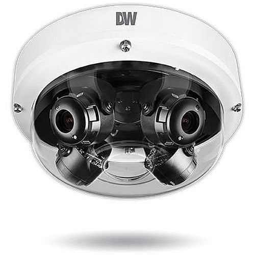 Digital Watchdog DWC-PVX20WATW MEGApix 20MP User-Configurable Multi-Sensor Vandal Dome IP Camera, 2.8-8mm Varifocal Lens, White