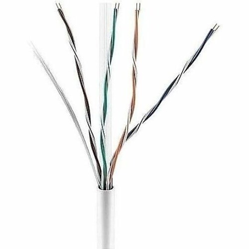 ADI PRO 0E-CMR6WHR CAT6 23/4 Solid BC Cable, Unshielded UTP, Riser CMR, FT4, 1000' (304.8m) Express Box, White