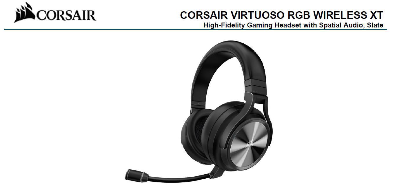 Corsair Virtuoso RGB Wireless XT Headset