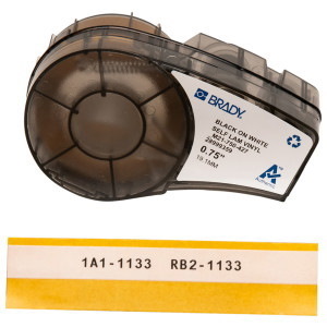 Brady Label Cartridge For BMP21 Series Printers, White/Translucent Cart M21 B427 .75In