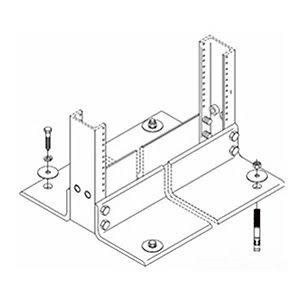 Chatsworth Concrete Floor Installation Kit, Includes (4) 1/2
