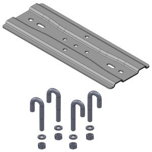 Chatsworth 3 In. (80 MM) Channel Rack-To-Runway Mounting Pla