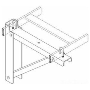 Chatsworth Triangular Support Bracket, Black