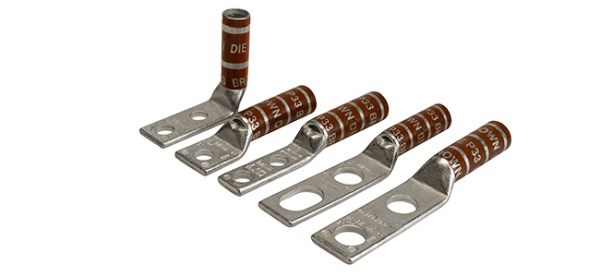 Miroc Ground Lug, 2 Awg, Electro Tin Plated, Brown
