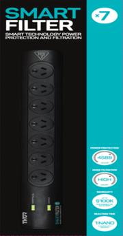 Universal Filter and Surge Protector. 7 Outlets