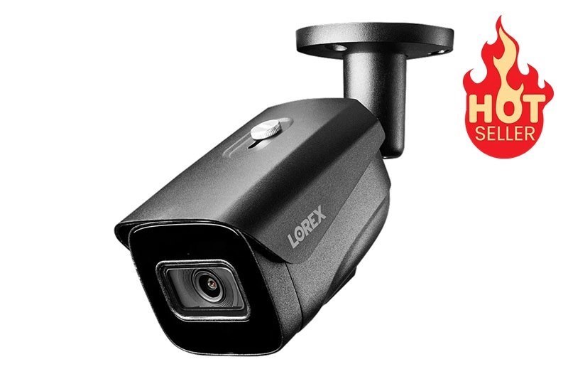 Lorex N3 - 4K (8MP) IP Wired Bullet Security Camera, Listen-in Audio, Real-Time 30 FPS Recording