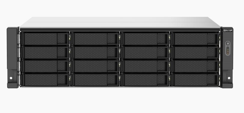 Qnap Ts-1673Au-Rp-16G 16-Bay Rackmount Nas, Amd Ryzenâ„¢ Embedded V1500B Quad-Core 2.2 GHz Processor, 16GB DDR4 Ram (Max 64GB), 3Y WTY (No Rail)